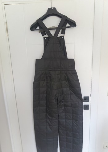 Erkek Siyah Biker Stil Kayak Pantolonu - Görsel 2