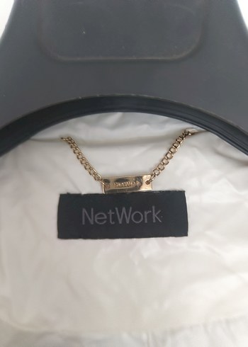 Beyaz Kadın Midi Kışlık Mont - Görsel 6