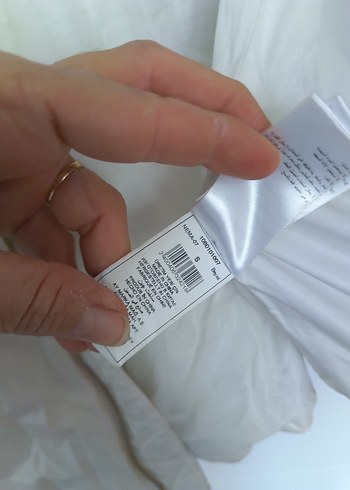 Beyaz Kadın Midi Kışlık Mont - Görsel 5