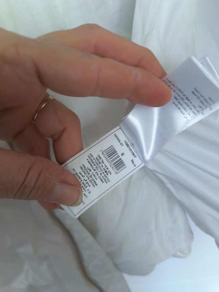 Beyaz Kadın Midi Kışlık Mont - Görsel 5