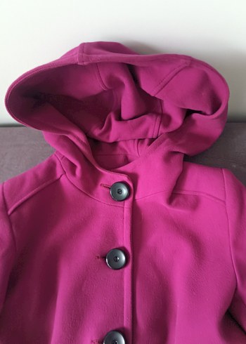 Kapüşonlu Mor Kaban - Görsel 5