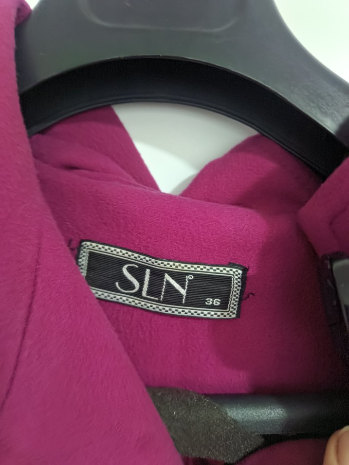 Kapüşonlu Mor Kaban - Görsel 3