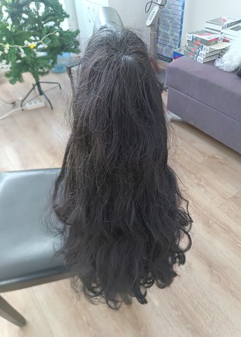 Siyah Gri Gotik Püsküllü Kadın Saç Aksesuarı - Görsel 3