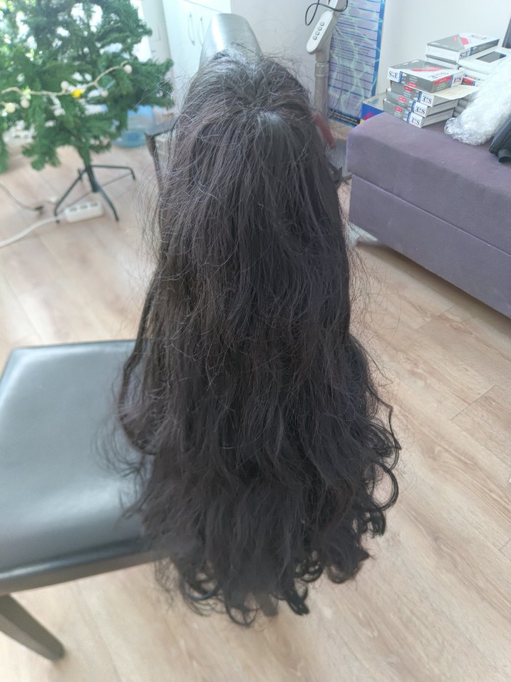 Siyah Gri Gotik Püsküllü Kadın Saç Aksesuarı - Görsel 3