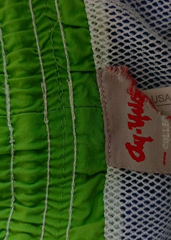 Erkek Mavi Mini Yüzme Şortu Fermuarlı - Görsel 4