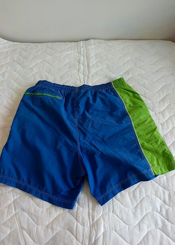 Erkek Mavi Mini Yüzme Şortu Fermuarlı - Görsel 2