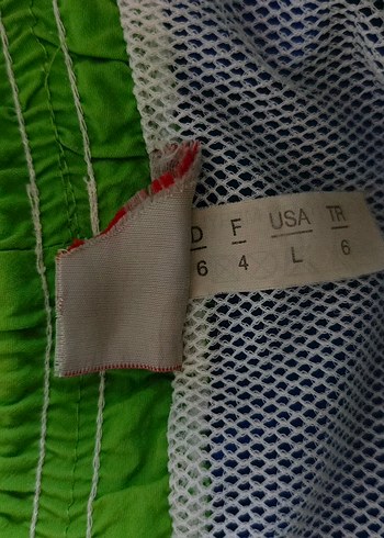 Erkek Mavi Mini Yüzme Şortu Fermuarlı - Görsel 3