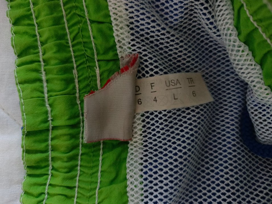 Erkek Mavi Mini Yüzme Şortu Fermuarlı - Görsel 3