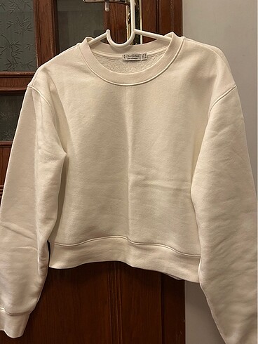 Stradivarius Beyaz Sweatshirt