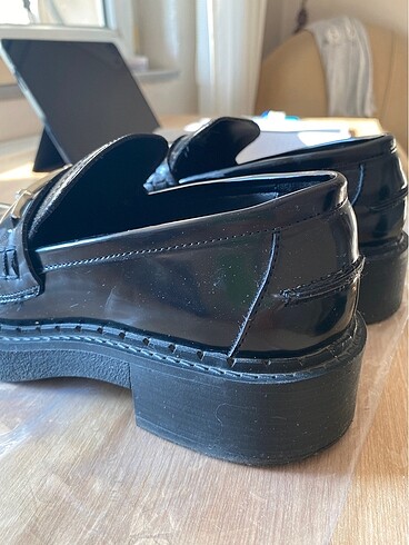 38 Beden siyah Renk Zara Loafer