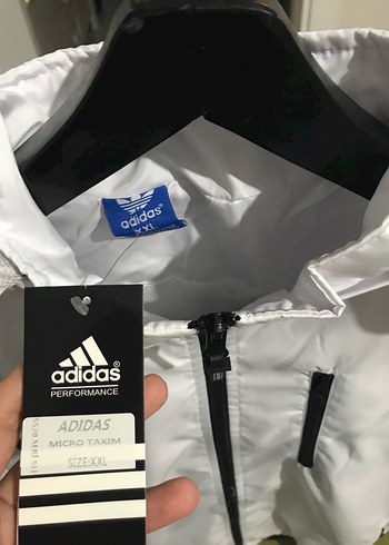 Beyaz Adidas Erkek Eşofman takımı - Görsel 6