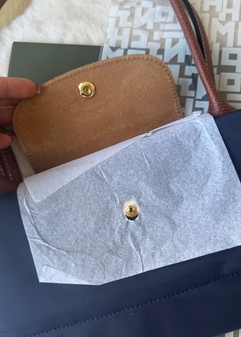 Longchamp Orijinal Longchamp Large Lacivert