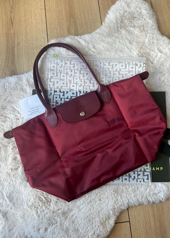 Orijinal Longchamp Medium Pomegranate