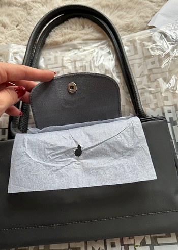 Beden gri Renk Orijinal Longchamp Gri/geaphite