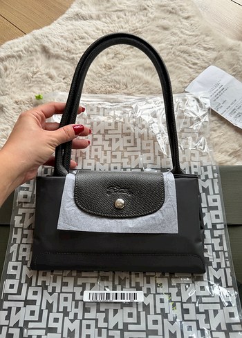 Beden Orijinal Longchamp Gri/geaphite