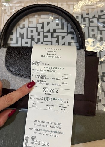 Longchamp Orijinal Longchamp Small Mocha