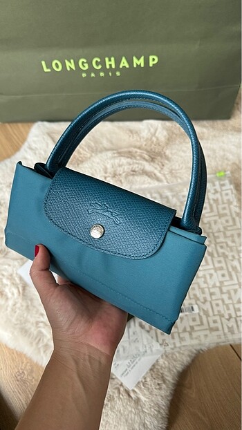 Longchamp Orijinal Small peacock/mavi