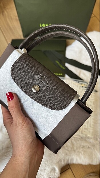 Longchamp Green seri small terra