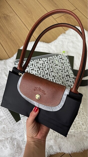 Longchamp Longchamp orijinal Medium Siyah