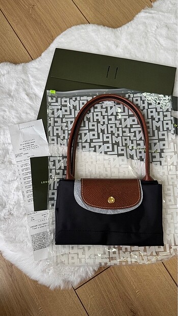 Longchamp orijinal Medium Siyah