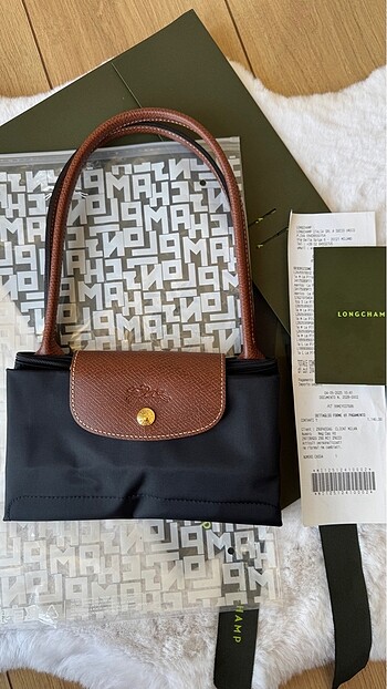 Longchamp Orijinal Longchamp Large siyah