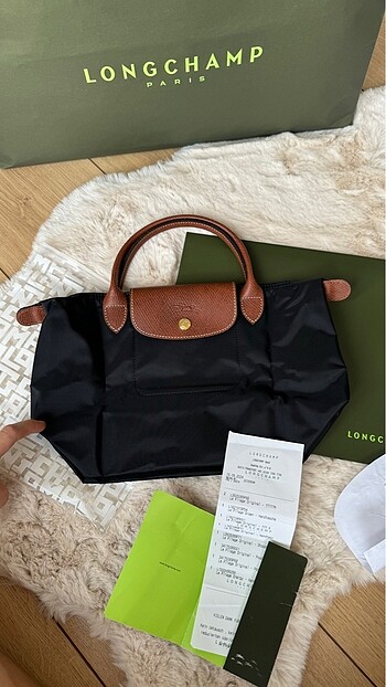 Orijinal Longchamp Le Pliage Small Black