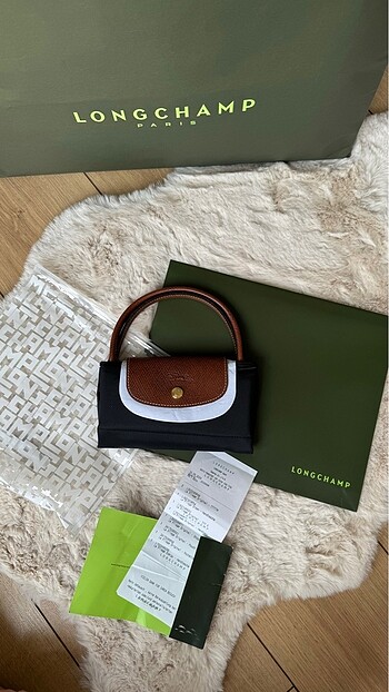 Longchamp Orijinal Longchamp Le Pliage Small Black