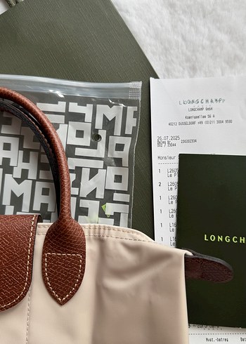 Longchamp Orijinal longchamp small bej