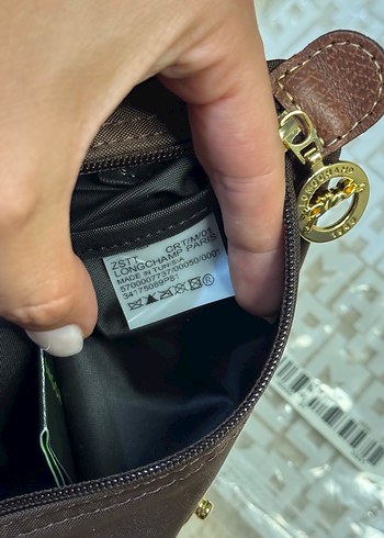 Longchamp Orijinal Longchamp Xs ebony