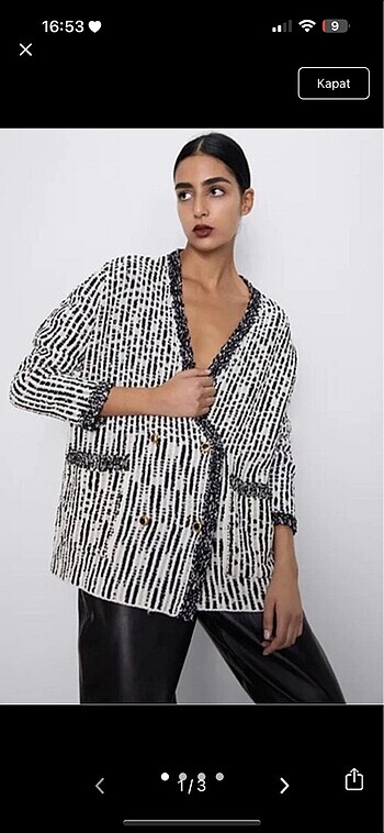 Zara ceket