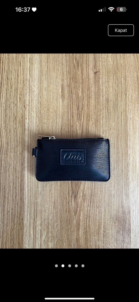 Fermuarlı Siyah Deri Kadın Cüzdan - Görsel 2