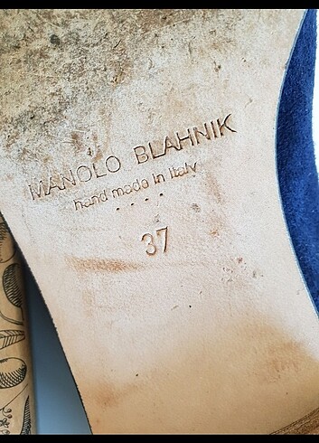 Manolo Blahnik Manolo Blahnik Süet oxford ayakkabı-37 Numara