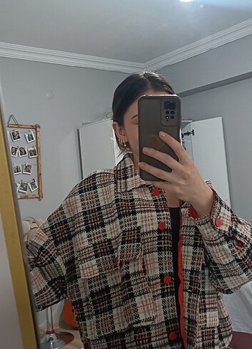 Crop ceket 