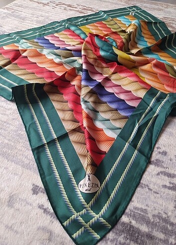 Venezia twill ipek eşarp  - Görsel 4