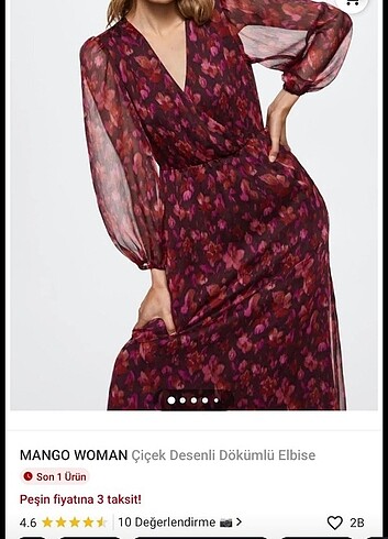 MANGO ETİKETLİ ELBİSE