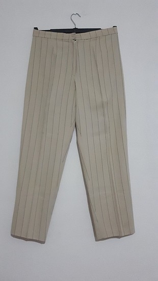 Çizgili kumaş pantolon