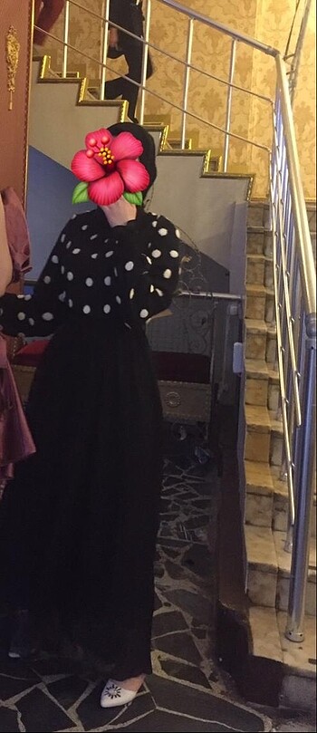 şık tül elbise