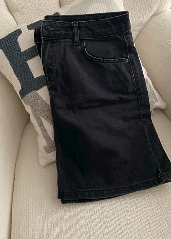 Defacto Siyah Denim Mini Etek