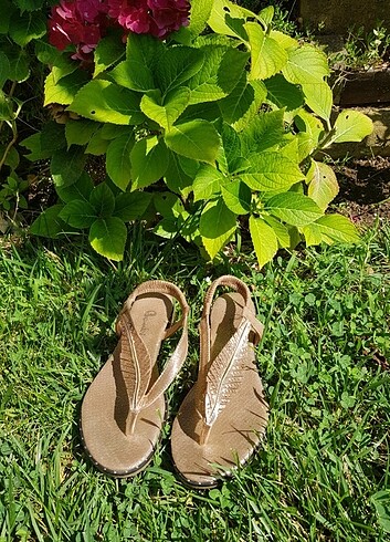 37 Beden camel Renk Bambi sandalet