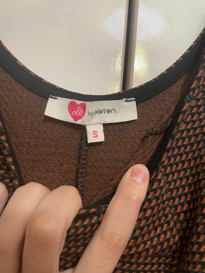 Ekoseli elbise - Görsel 2