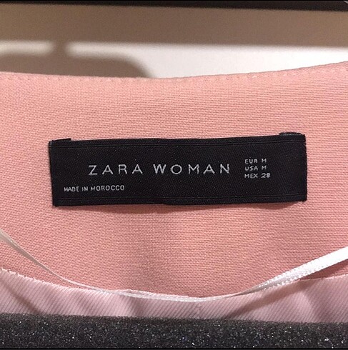 m Beden pembe Renk Zara Kaban Palto