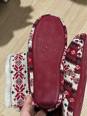 41 Beden bordo Renk Oysho Ev Terliği Panduf