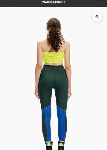 Yeşil  Spor Tayt - VIADELLEROSE - Görsel 2