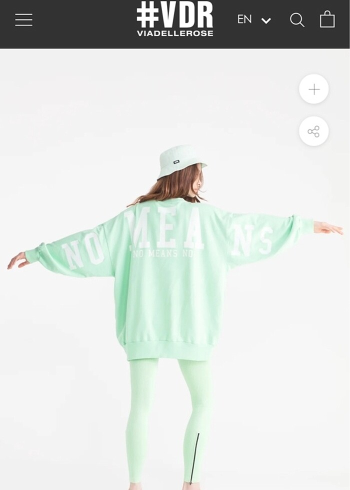 #viadellerose sweatshirt - Görsel 2