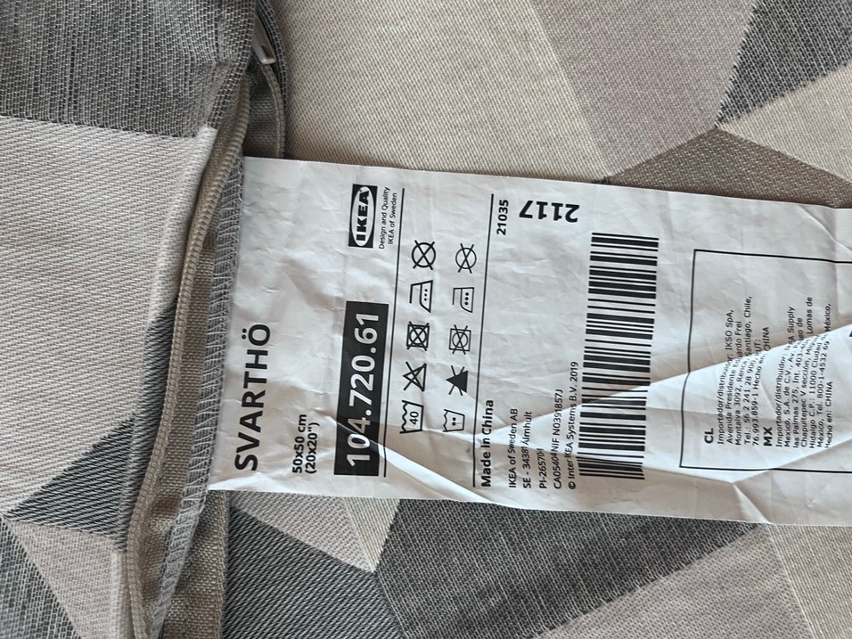 2 adet Gri Modern Desenli Kilim yastık kılıfı - Görsel 2