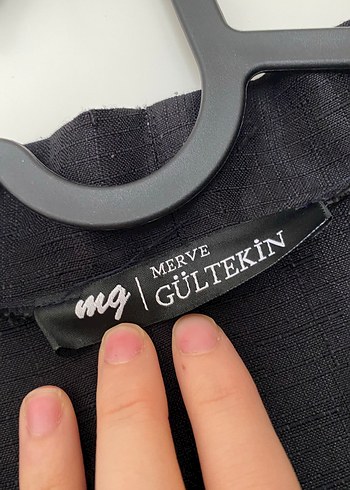 Uzun Siyah Kadın Kimono - Görsel 3