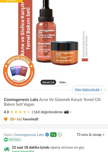 Cosmogenesis Labs Niacinamide cilt bakım seti - Görsel 4
