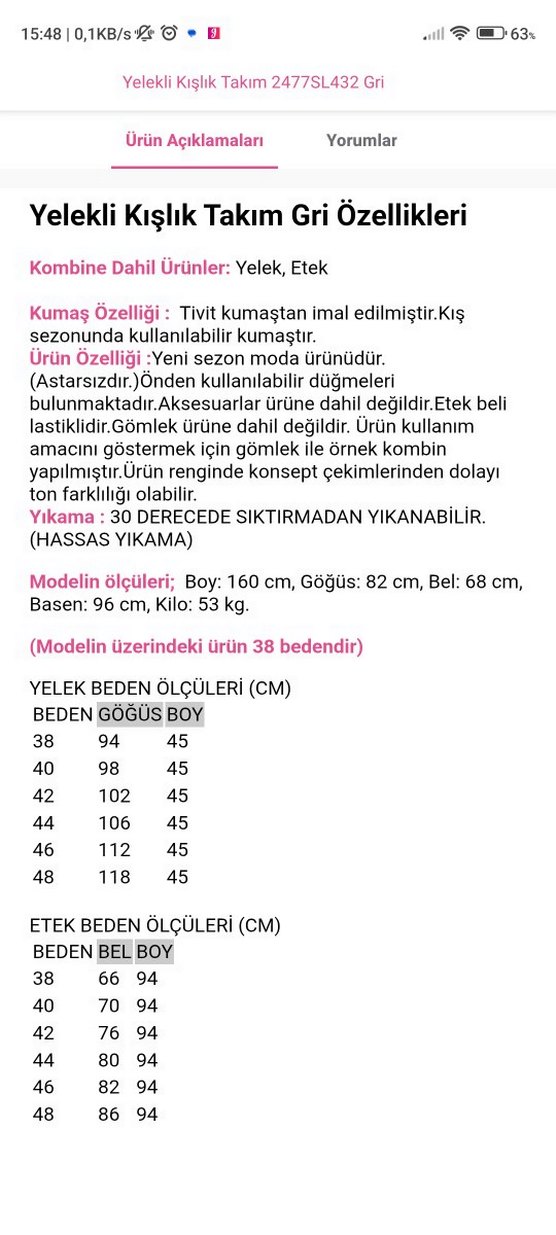 Gri Uzun takım elbise - Görsel 5