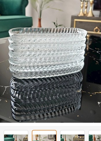 Modern Klasik Yılan Derisi Desenli Siyah Tabak Seti - Görsel 2