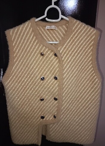 xl Beden camel Renk Triko yelek